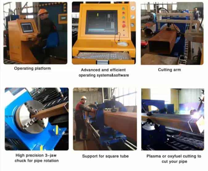 square pipe cutting machine